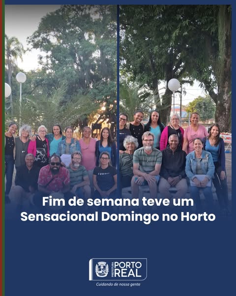 Fim de semana teve um Sensacional Domingo no Horto
