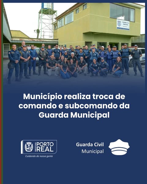 Município realiza troca de comando e subcomando da Guarda Municipal