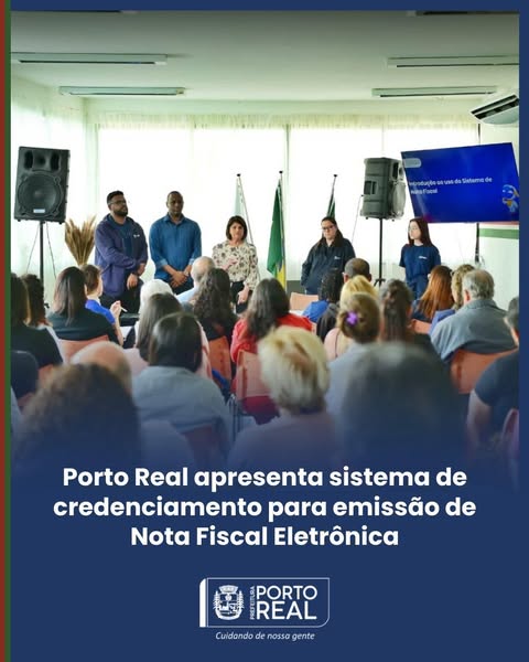 Porto Real apresenta sistema de credenciamento para emissão de Nota Fiscal Eletrônica
