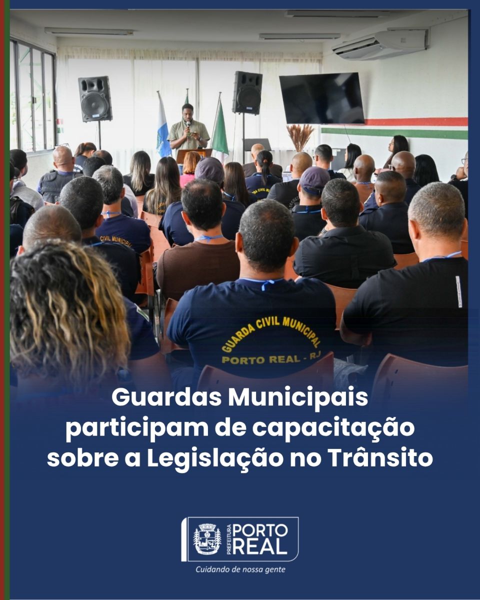 Guardas Municipais participam de capacitação sobre a Legislação no Trânsito