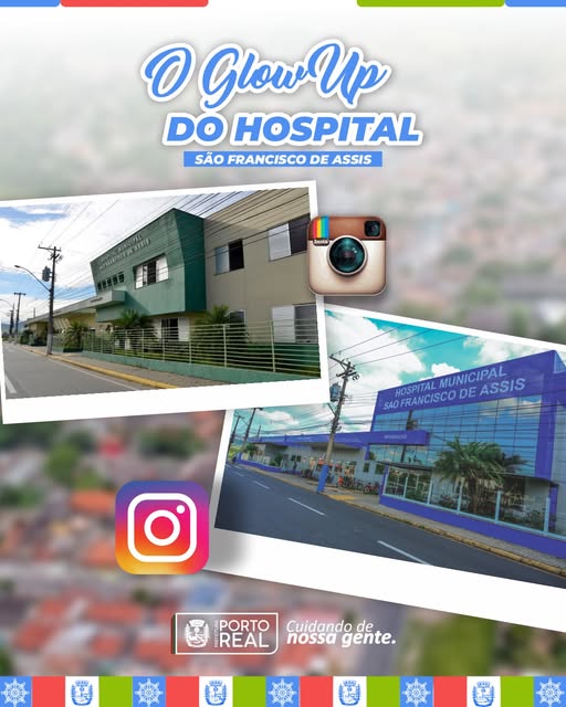 Glow Up nível: Hospital Municipal! 