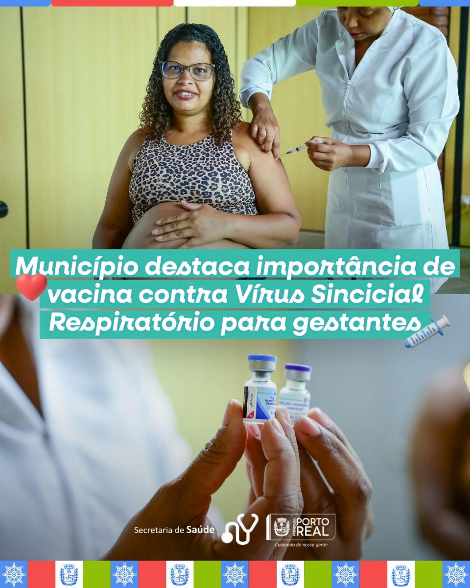 Município destaca importância de vacina contra Vírus Sincicial Respiratório para gestantes