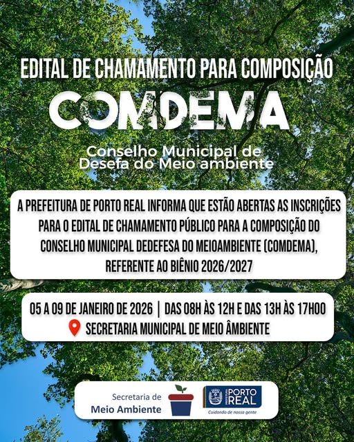 Chamamento Público – COMDEMA 2026/2027