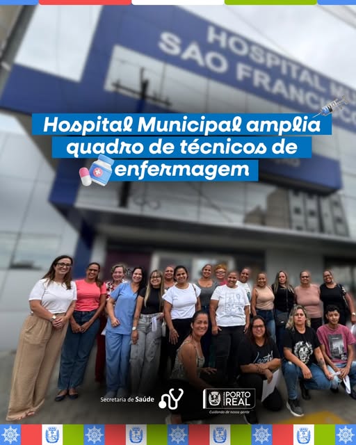 Hospital Municipal amplia quadro de técnicos de enfermagem