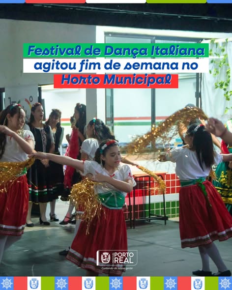 Festival de Dança Italiana agitou fim de semana no Horto Municipal