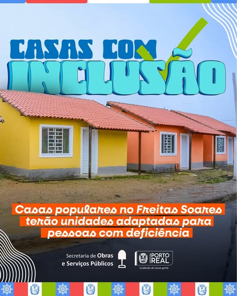 Casas populares no Freitas Soares terão unidades adaptadas para pessoas com deficiência
