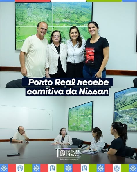 Porto Real recebe comitiva da Nissan