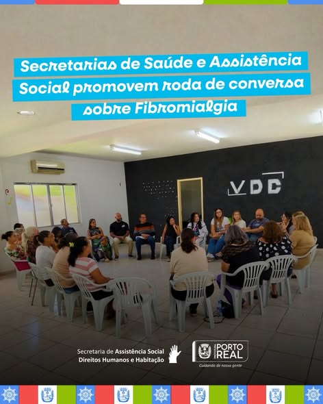Secretarias de Saúde e Assistência Social promovem roda de conversa sobre Fibromialgia