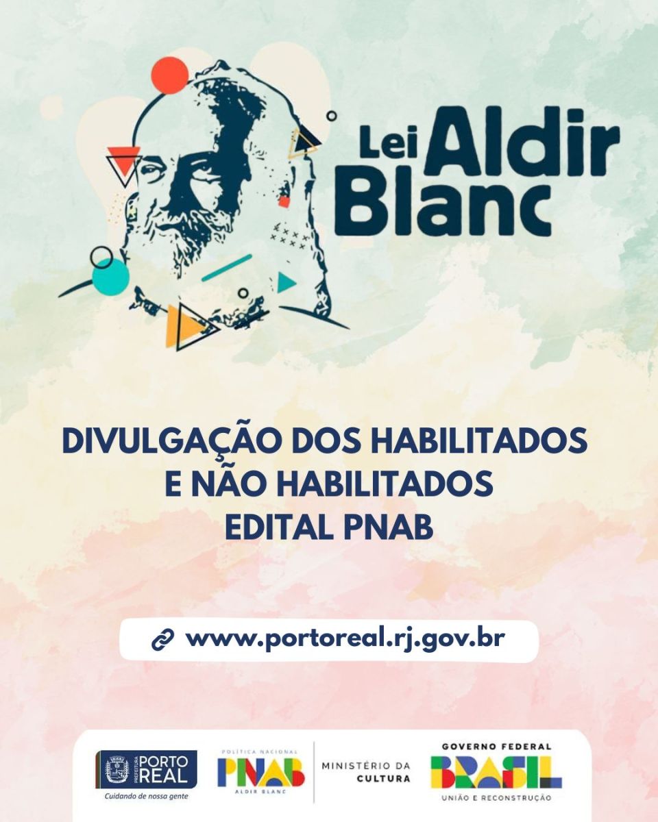 DIVULGAÇÃO DOS HABILITADOS  E NÃO HABILITADOS EDITAL PNAB