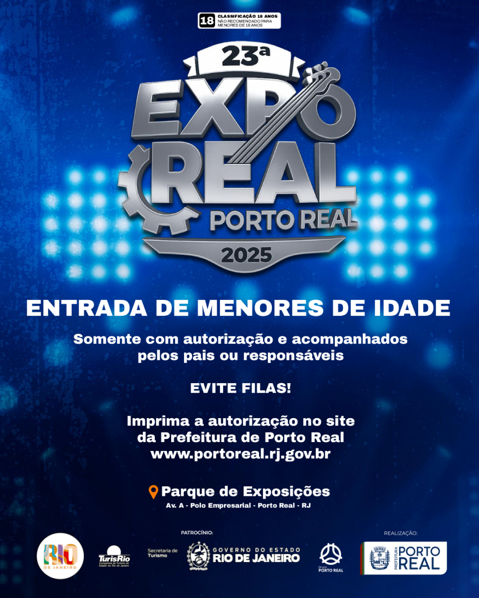 23ª Expo Real - Formulário para entrada de menores