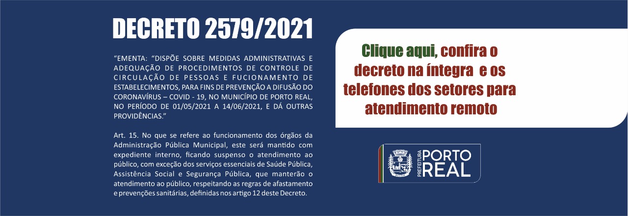 Decreto 2579/2021