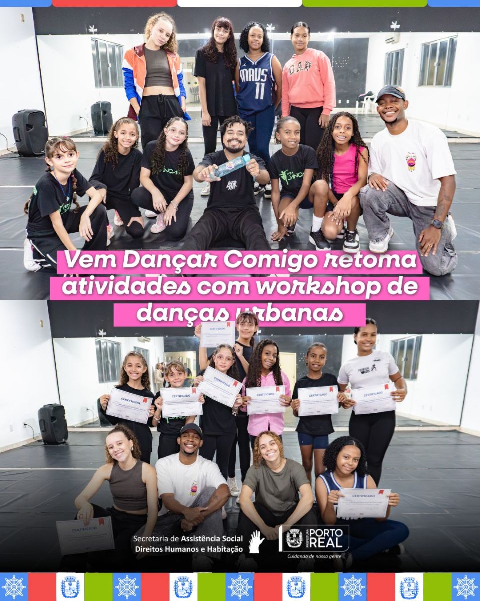 Vem Dançar Comigo retoma atividades com workshop de danças urbanas