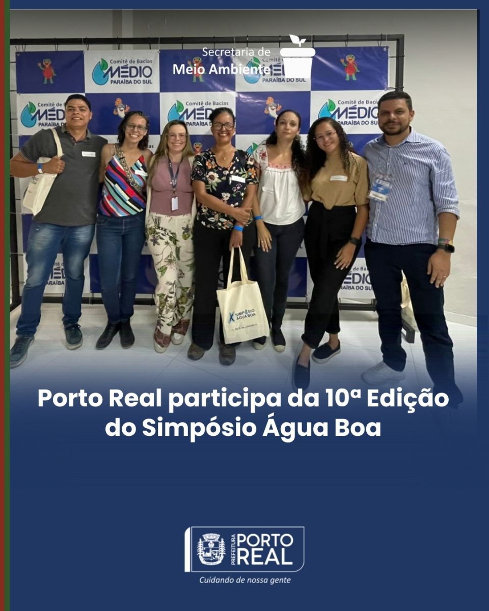 Porto Real participa da 10ª Edição do Simpósio Água Boa
