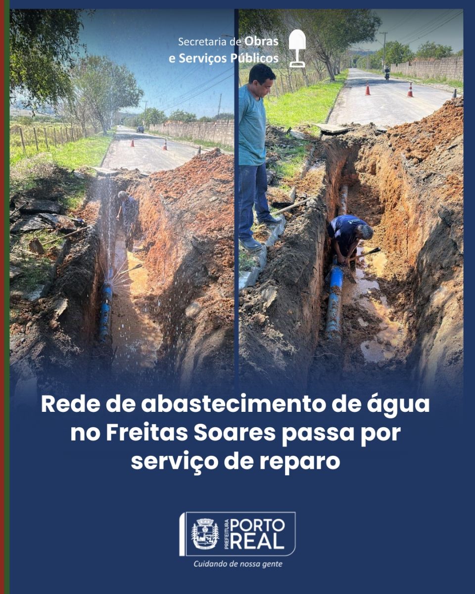 Estação de Tratamento Água do Freitas Soares passa por serviço de reparo