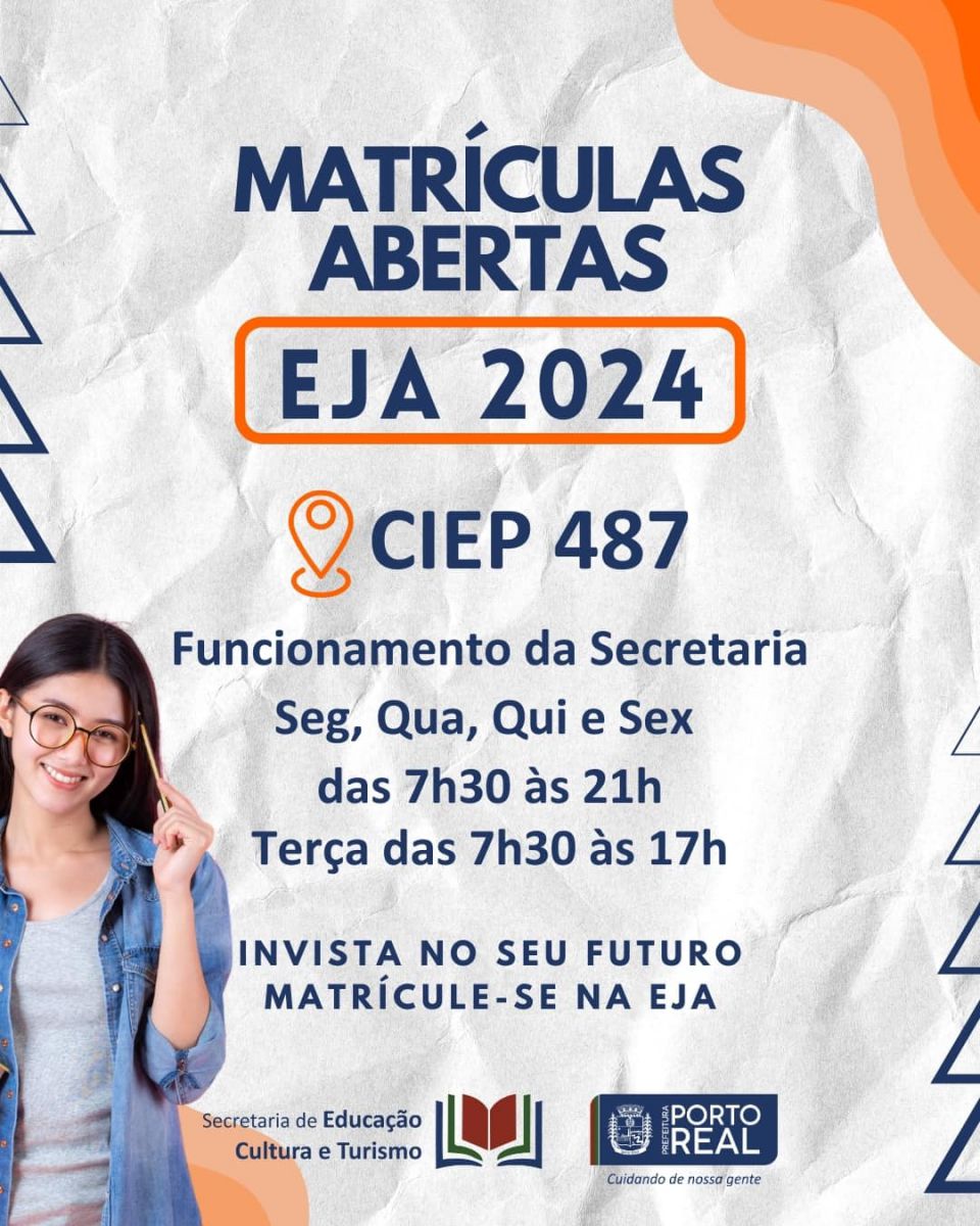 Matrículas da Educação de Jovens e Adultos (EJA) estão abertas